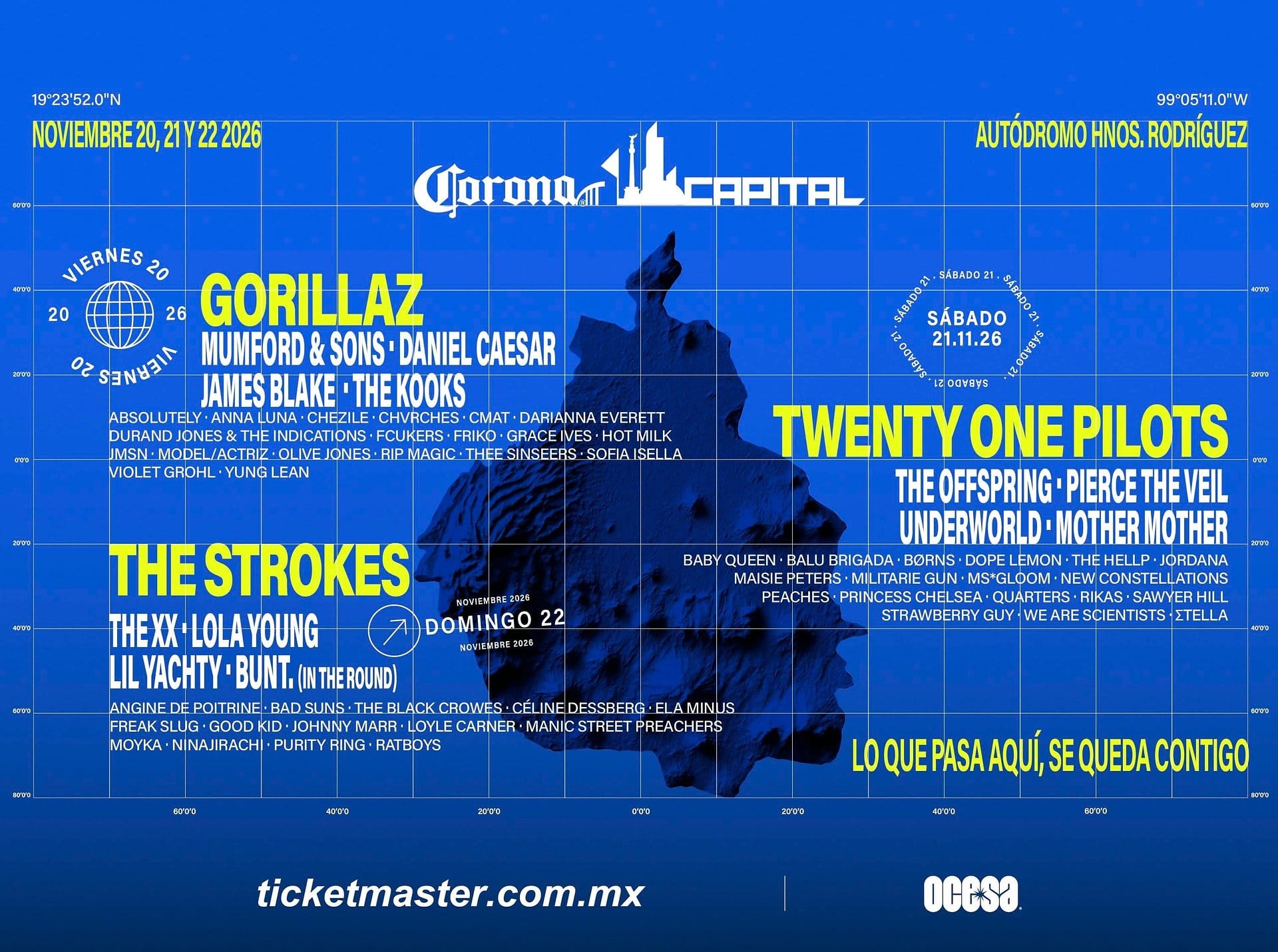 Corona Capital revela más de 65 bandas para su 16ª edición