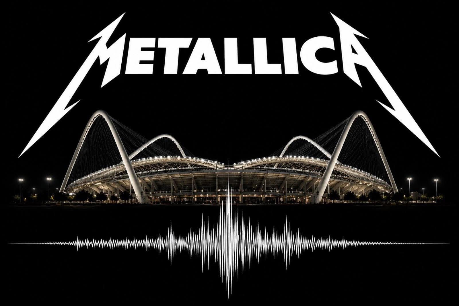 Metallica provoca microsismos en Atenas
