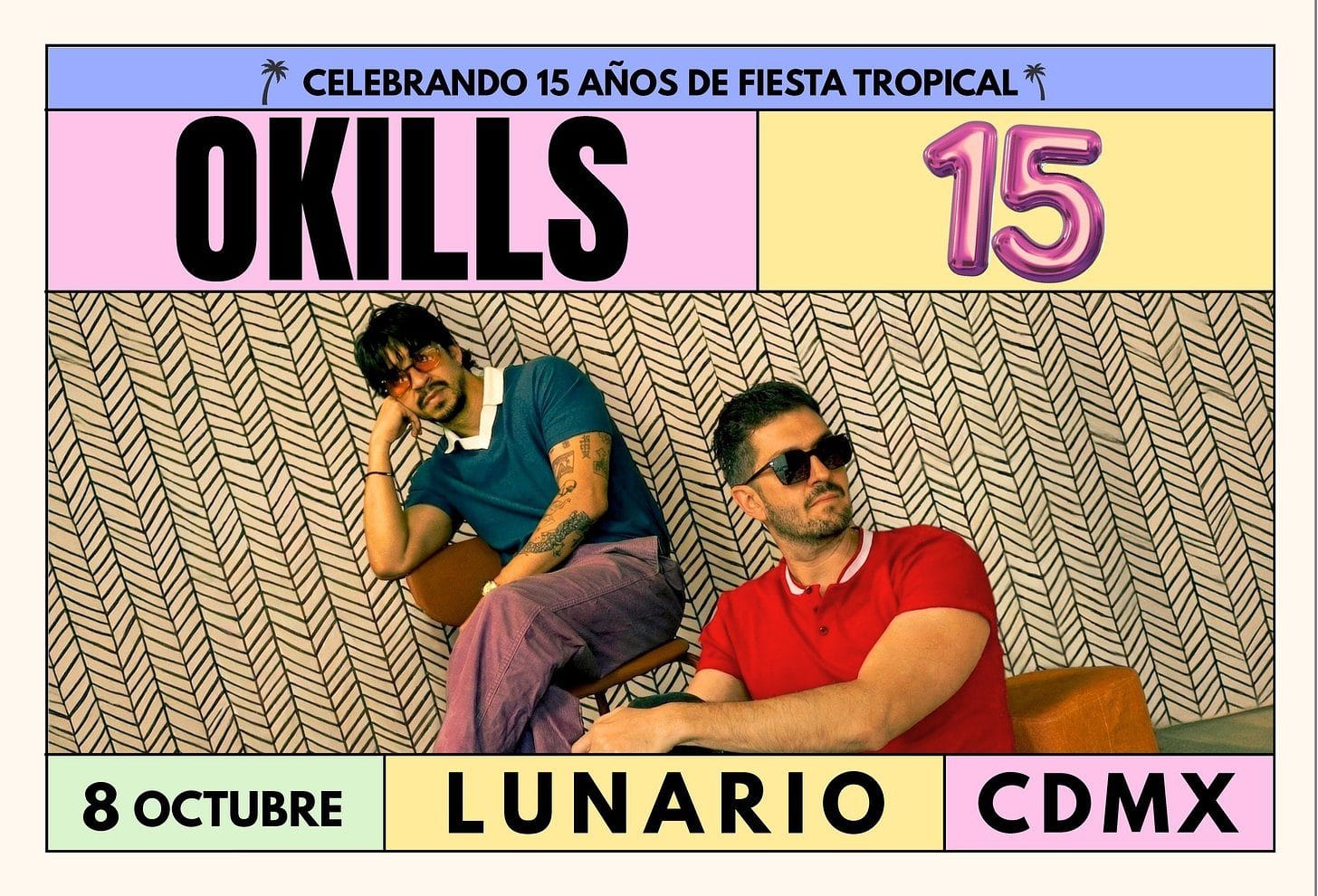 Rock tropical resonará en CDMX de la mano de Okills